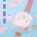 Hole Puncher and Corner Cutter, 4 in 1 with One Oval & Fish Eye Hole, Dovetail & Bevelled Angle Paper Hole Punch for Kids Paper Crafts, Scrapbooking, Card Making, Cardstock, Photo Corners