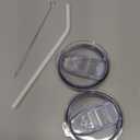 Press-in Lid - Compatible with Hydro Flask coffee lid, All Around Tumbler 20,16 oz and 12 oz Outdoor Kitchen Tumbler. Pack of 2. (Transparent)