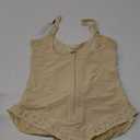 SHAPERX Women's Fajas Colombianas Shapewear Postpartum Tummy Control Body Shaper Butt Lifter Bodysuit (4X-Large, Beige)