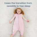 Extra Large Toddler Sleep Sack with Feet, 1.0 TOG Baby Sleeping Bag with Legs, Wearable Blanket for 2T, 3T, 4T Walkers (White)