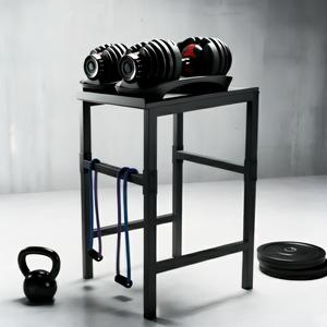 Commercial Heavy Duty Adjustable Dumbbell Stand & Kettlebell Stand, Adjustable Dumbbell Weight Rack, Kettlebell Storage Rack, Weight Rack for Garage/Home Gym/Commercial with Non-Slip Base, Anti-Tip Safety & Space-Saving Design, Weight Capacity 500/600/800 lbs
