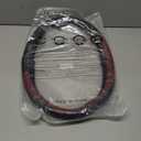 Valleycomfy Microfiber Leather Steering Wheel Cover Universal 15 inch(Wine Red) (Medium(Standard) Size[14.5"-15"])