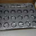 Muffin Cupcake Pan, Mini Muffin Tins Nonstick 24, Muffin Top Pan and Mini Cheesecake pans, Toast Oven Baking Supplies Non Stick Cake Pans Muffin Tray