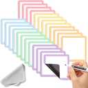 Mr. Pen- Dry Erase Magnets, 4x4, 24 Pack, Colorful Dry Erase Magnetic Labels