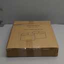 Lamp Shades Set of 2.   .   .  Drum Lamp shadesFits Harp-Style Bedside & FloorEasy Assembly(Ships Rolled Flat) (White - Pack of 2, Medium)