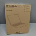 Logitech Combo Touch iPad Pro 13-inch (M4 & M5)(2024 & 2025) Keyboard Case - Detachable Backlit Keyboard with Kickstand, Comfortable Typing, Multi-use Mode - Midnight Black