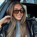 Rmerom Retro Small Oval Sunglasses for Women Men 2026 Trendy Chic Cat Eye Narrow Sun Glasses Vacation Outfits Fashion Sunnies