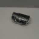 Universa Stainless Steel Car Exhaust Tip, 1.5" - 2.25" Inlet Exhaust Tips, Adjustable Car Decoration Chrome-Plated Finish Exhaust Tailpipe Tip, 3.3" Outlet, 5.4" Long (Black #Straight)