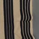 Black and White Striped Rugs 2.3'x3.6', Washable Hand Woven Front Door Rug, Reversible Outdoor Welcome Mat Foldable Layered Door Mats for Entryway Porch Decor Home Entrance