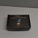 Electric Whiskey Smoker Kit with 4 Light Modes, Rechargeable Cocktail Smoker, 6 Wood Chips, No Butane Required, Christmas/Birthday Gifts for Men, Dad, Husband (FY01)