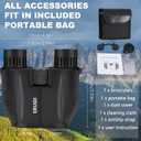 10x25 Binoculars for Adults High Powered - Compact Binocular for Kids Easy Focus with Long Range View - Small Binoculars for Bird Watching Cruise Ship Hunting Travel Sports