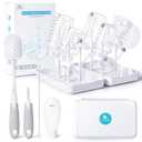 Termichy Travel Bottle Cleaning Kit: Portable Drying Rack & Brush Set for Working Moms - Compact Baby Essentials for Hotel & Camping