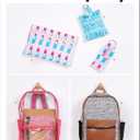 Simplicity Keychain Holder, Cosmetic Case, and Backpack Sewing Pattern Kit, Code S9518, One Size, Multicolor