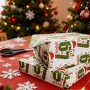 4 x Virularty 67 Christmas Wrapping Paper, 67 Meme Wrapping Paper, Gift Wrap Paper for Xmas, Party, Wrap Your Presents in Holiday Fun (A)