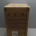 Tall Planters for Outdoor Plants, 20 Inch Movable Drainage Large Outdoor Planter Indoor Planters, Set of 2 Plastic Planters for Front Porch Door Garden Balcony Deck, Dark Gray 20"