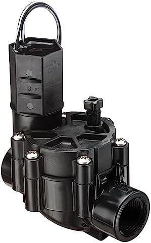 Rain Bird CP075 In-Line Automatic Sprinkler Valve, 3/4" Threaded x Female, Black