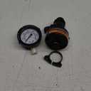 Manual Air Relief Valve for Pool and Spa Filters, Pool Filter Air Relief Valve with Pressure Gauge Replacement, Air Relief Valve for Pool Filter, Includes Gauge Plug, Pressure Gauge, O-Rings, Clips.
