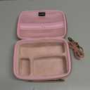 Camera Case Compatible with Sony Alpha ZV-E10 / ZV-1F / ZV-1 / ZV-1 II Vlog Camera with Shoulder Strap by LTGEM, Fits Vlogger Accessory Kit Tripod and Microphone, Rose Gold