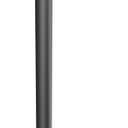 YUMORE Toilet Paper Holder Stand,Modern Freestanding Matte Black Bathroom Floor Standing Toilet Paper Roll Holder,Stainless Steel Round Weighted Base Bath Tissue Holder