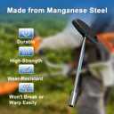 8" 8mm T-Handle Socket Wrench Compatible with Stihl Chainsaws Brushcutters Blowers and Hedge Trimmers Replace#: 5910 890 2420 5910-890-2420 59108902420