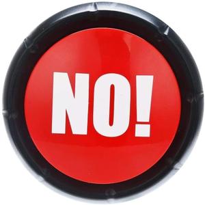 Joffreg NO Sound Button (RED), Medium