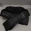 InvoSpa Shiatsu Massager with Heat - Deep Tissue Kneading Pillow for Neck, Shoulders, and Back - Electric Full Body Massage (Black)