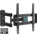Full MotionTV Wall Mount for 26-60 inch Flat/Curved TVs up to 88 lbs, Heavy Duty Swivel TV Mount with Single Stud Design,Smooth Extension,Max VESA 400x400mm,HC3402
