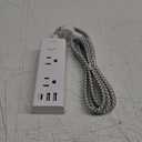 Power Strip Surge Protector - One Beat 6 Widely Outlets with 4 USB Ports (2 USB C), 5 Ft Extension Cord Flat Plug, Wall Mount Outlet Extender Small Power Strip for Travel Home Office College Dorm Room