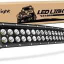 Nilight - 71013C-A 32" 180W Spot Flood Combo High Power LED Driving Lamp LED Light Bar Off Road Fog Driving Work Lights for SUV Boat Jeep Lamp