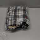 Elesuit Women's Full Zip Fleece Flannel Jacket Plaid Hooded Jackets Sherpa Lind Hoodies for Women (Large, Black)