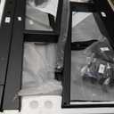 Rolling TV Stand for 32-80 Inch TVs, Mobile TV Cart with Power Outlet, Outdoor TV Stand with Wheels, Portable tv Stands for LCD OLED 4K Flat/Curved Panels Max VESA 600x400mm (Black)