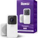 Roku Smart Home Wired Video Doorbell & Chime - 1080p HD Night Vision Ultrawide View Doorbell Camera with Motion & Sound Detection, 2-Way Audio & Works with Alexa & Google