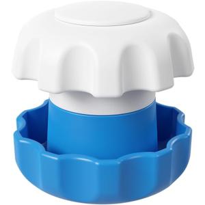 EZY DOSE Pill Crusher and Grinder for Vitamins, Tablets with Storage Compartment, Kids, Pets, Elderly, Effortlessly Crushes Medications into Fine Powder, Easy-to-Use Design, Blue, BPA Free