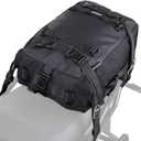 Rhinowalk Motorcycle Saddle Bag Waterproof Rear Rack Pannier Multi-Functional Trunk Seat Bag Modular Design for Motorbike Touring & Travel (20L, Black)