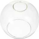 Clear Glass Globe Pendant Light Shade Replacement 5.91 Inch Round Cover Lamp Shade for E27 Bulb Fixtures Transparent Glass Lampshade for Home and Cozy Lighting, 3 Pack