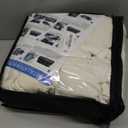 ULTICOR Reclining Love Seat Slipcover, 48" - 65" L, 6-Piece Velvet Stretch Loveseat Reclining Sofa Covers, 2 seat Love seat Recliner Cover, Thick, Soft, Washable (Ivory)