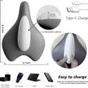 Kegel Trainer for Men, Sit-On-Top Kegel Exerciser,Used for Bladder Support Tightening and Strengthening Muscle Control Training, Endurance Muscle Recovery, and Hips, Thighs Relaxation TrainingGrey