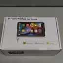 Portable Wireless with Apple CarPlay and Android Auto Screen for Car, 7" HD Touch Screen Car Stereo with Mirror Link, Bluetooth 5.2, Backup Camera, AUX,FM Transmitter for All Vehicle