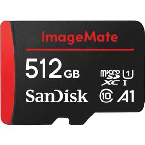 SanDisk 512GB ImageMate microSDXC UHS I Memory Card - Up to 150MB/s - SDSQUAC-512G-Aw6ka