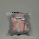 QUMY Dog Shoes for Small Dogs, Puppy Dog Boots & Paw Protectors for Winter Snowy Day, Summer Hot Pavement, Waterproof in Rainy Weather, Ourdoor Walking, Indoor Hardfloors Skid-Resistant Sole Pink 4 (size 4: 1.89"x1.51"(L*W))