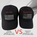 American Flag Trucker Cap, Regular & XL-3XL, Big Head Snapback Patriotic Baseball Hat (Up to Size 8) (Blackcamo)