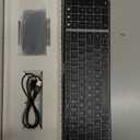 seenda Bluetooth Keyboard and Mouse Combo for Mac, SKM64-2 Rechargeable Slim Wireless Keyboard Mouse Compact, 3 Multi-Device Connection, Compatible for Mac, MacBook Pro/Air, iPad, iPhone, Black Gray