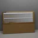 Fits 16x25 Duct Opening | Steel Return Air Grille by Handua | Vent Cover Grill for Sidewall and Ceiling | White | HVAC Cold Air Intake Grille | Outer Dimensions: 17.75"W X 26.75"