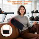 Red Light Therapy for Hands, Light Therapy Glove for Arm Finger Wrist, Infrared Light Therapy & Red Light Therapy for Body, Dual Wavelength Belt 150 LEDs