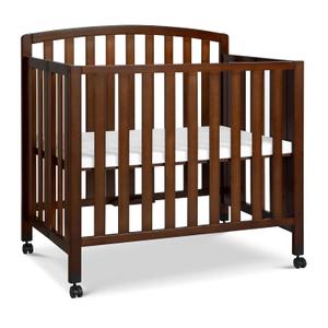 DaVinci Dylan 3-in-1 Convertible Portable Mini Crib, Espresso
GREENGUARD Gold Certified - Folding Baby Crib With Wheels, 4 Adjustable Mattress Heights, Conversion Kit Sold Separately