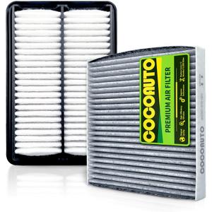 COCOAUTO Cabin Engine Air Filter Kit for Honda CRV 2.0L Hybrid Only (2023-2025), Accord Hybrid (2023-2025), Civic Hybrid 2025, Replace 172206MAJ01, LX3763 (Not for Gas)
