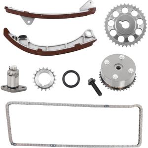 Engine Timing Chain Set With VVT Sprocket, Compatible with 1998-2008 Toyota Corolla MR2 Spyder Celica Matrix,03-08 Pontiac Vibe,1998-2002 Chevrolet Prizm 1.8L