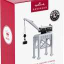 Hallmark Keepsake Christmas Ornament, Lionel M.O.W. Gantry Crane, Gifts for Train Lovers