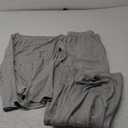 Cozy 2 Piece Lounge Sets for Women, Side Ruched Long Sleeve Top & Wide Leg Pants Casual Matching Tracksuit for Home & Travel (Medium, Gray)