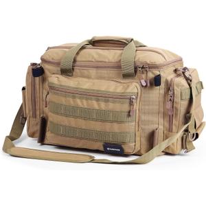 Oversized Tactical Bag Water Splash-Resistant 600D Oxford Bag with Ultra-Large Storage for Saltwater, Freshwater, Hiking, Camping & Travel
